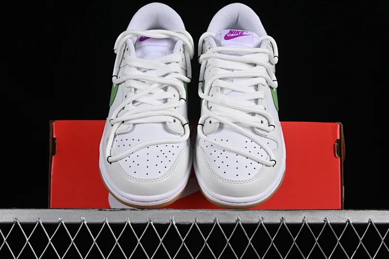 All Categories Nk SB Dunk Series Nk SB Dunk Low Low-top Sneakers Nk Dunk Low Spring and Summer Series Qingti Camellia White and Green SB Low-top Casual Sneakers FD9922-151